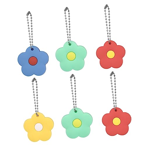 Amosfun 6 Stck Silikon Schlüsselkappen Blumenform Schlüsselabdeckungen für Hausschlüssel Bunte Silikon Schlüsselprotektoren zur Besseren Schlüsselorganisation Amosfun 6 Stck Silikon Schlüsselkappen Blumenform Schlüsselabdeckungen für Hausschlüssel Bunte Silikon Schlüsselprotektoren zur Besseren Schlüsselorganisation von Amosfun