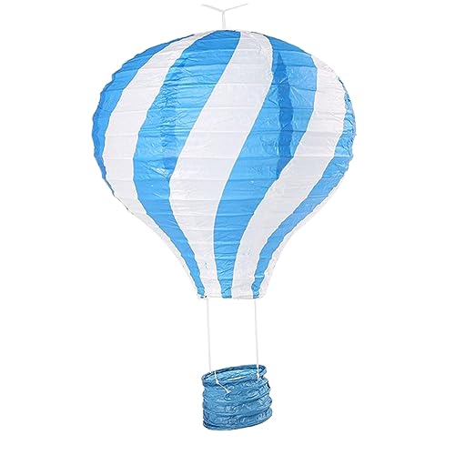 Amosfun 6 Stück Faltbare Papierlaternen im Heißluftballon Design Bunte Hochzeits und Partydekoration für Geburtstagsfeiern Weihnachten und von Amosfun