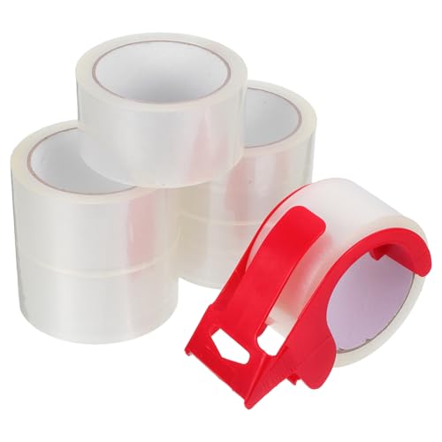 Amosfun 6 Stück Hochleistungs-packband Packband Aus Papier Klebebandverschluss Für Beutel Schifffahrtsbedarf Versandklebeband Packband Mit Abroller Hochleistungsklebeband Zum Verpacken Abs von Amosfun