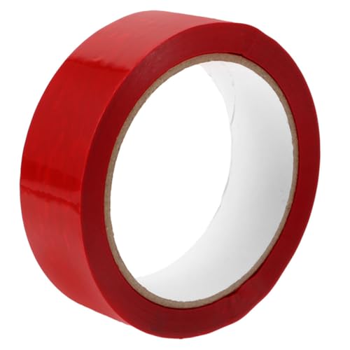 Amosfun 6 Stück Sicherheitsband Tamper Evident Verpackungsband Rot Manipulationssicheres Klebeband mit Void Meldung Robustes Tampering Packband für Sichere Paketversiegelung und Versand von Amosfun