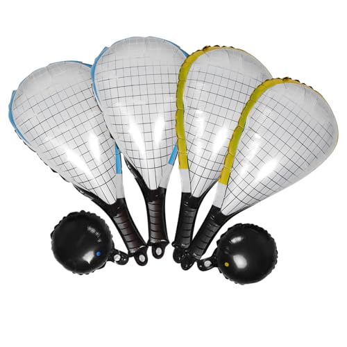 Amosfun 6 Tennis-party-luftballons: Folienballons Für Sport-geburtstagsparty-dekorationen, Tennis-gastgeschenke, Abschlussfeier, Babyparty, Hochzeit Amosfun 6 Tennis-party-luftballons: Folienballons Für Sport-geburtstagsparty-dekorationen, Tennis-gastgeschenke, Abschlussfeier, Babyparty, Hochzeit von Amosfun