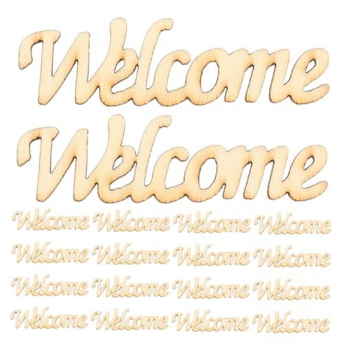 Amosfun 60 Stück Holzkritzelhellholzchips Unfertige Holzspäne Willkommen Holzhandwerk Willkommen Holzausschnitte Holzspäne Selber Machen Hochzeitshandwerk Graffiti-holz Diy-ornamente Beige von Amosfun