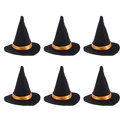 Amosfun 6pcs Halloween Weinflasche Stopper Mini Hexe Hüte Flasche Abdeckung Dekor Parteibevorzugung Amosfun 6pcs Halloween Weinflasche Stopper Mini Hexe Hüte Flasche Abdeckung Dekor Parteibevorzugung von Amosfun
