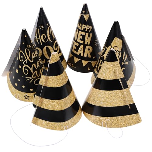 Amosfun 6st Partyzubehör Für Das Neue Jahr Jahreshüte Goldene Partyhüte Ornamente Schutzhelme Dekorationen Frohes Neues Jahr Kappen Jahre Hintergrund Partyhüte Für Das Neue Jahr Rot Papier Amosfun 6st Partyzubehör Für Das Neue Jahr Jahreshüte Goldene Partyhüte Ornamente Schutzhelme Dekorationen Frohes Neues Jahr Kappen Jahre Hintergrund Partyhüte Für Das Neue Jahr Rot Papier von Amosfun