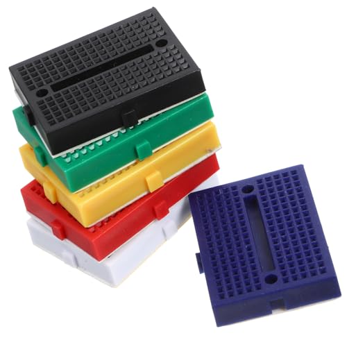 Amosfun 6stücke Mini-steckbrett Für Experimente Kleines Steckbrett Lötfrei Steckbrett Für Wissenschaft Kleine Steckbretter Für Schaltungen Robustes Material Einfache Identifizierung Durch von Amosfun