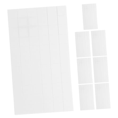 Amosfun 8 Blatt Foam Square -halterung Doppelseitiges Schaumstoffband Doppelseitiges Klebeband Schaumkissen Doppelte Selbstklebende Schaumstoffhalterungen Schaumpunkte Halterungen Weiß von Amosfun