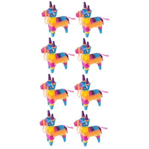 Amosfun 8 Stk Piñata Weiche Plüschtiere Für Kinder Pi?ata Mini Feste Cinco De Mayo Pinata Pinata-spielzeug Pinatas-spielzeug-party-dekor Mexikanische Themenparty Statuette Papier Baby Groß von Amosfun