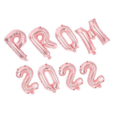 Amosfun 8 Stück Abschlussballon-Set ballons balloons Abschlussball-Party-Dekorationen Abschlusszeichen 2022 bunt Abschlussfeier Ballon Prop Abschlussballondekoration Aluminiumfolie Golden von Amosfun