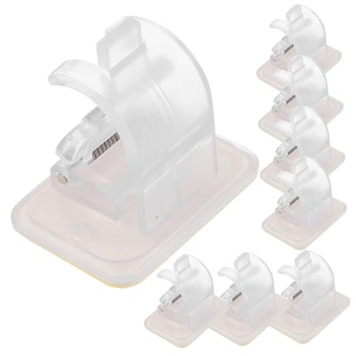 Amosfun 8 Stück Teiliges Selbstklebende Gardinenstangenhalterungen Wandmontierte Vorhanghaken für Bad Material für Glatte Oberflächen Einfache Installation ohne Bohren Amosfun 8 Stück Teiliges Selbstklebende Gardinenstangenhalterungen Wandmontierte Vorhanghaken für Bad Material für Glatte Oberflächen Einfache Installation ohne Bohren von Amosfun