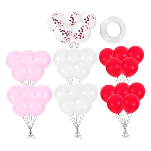 Amosfun 80pcs Valentinstag Ballon Bausätze Dekorationen Valentinstag-ballons Luftballons Für Die Partyszene Hintergrund Luftballons Dekoration Dekorativer Luftballon Aluminiumfolie Amosfun 80pcs Valentinstag Ballon Bausätze Dekorationen Valentinstag-ballons Luftballons Für Die Partyszene Hintergrund Luftballons Dekoration Dekorativer Luftballon Aluminiumfolie von Amosfun