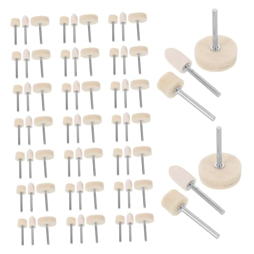 Amosfun 88 Stück Teiliges Polierscheiben-set aus Wolle mit Filzpolierscheiben Langlebige Polierköpfe für Bohrmaschinen Geeignet für Metall Holz Kunststoff Schmuck und Präzises Schleifen Amosfun 88 Stück Teiliges Polierscheiben-set aus Wolle mit Filzpolierscheiben Langlebige Polierköpfe für Bohrmaschinen Geeignet für Metall Holz Kunststoff Schmuck und Präzises Schleifen von Amosfun