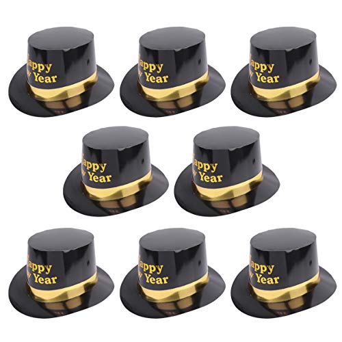 Amosfun 8st Neues Jahr Tophat 2022 Zylinder Silvester Partyhüte Top-hat-kostüm Neujahrsmütze 2021 Partyhüte Für 2020 Neujahrshut Papierkappe Des Neuen Jahres Cosplay-zylinder Black Amosfun 8st Neues Jahr Tophat 2022 Zylinder Silvester Partyhüte Top-hat-kostüm Neujahrsmütze 2021 Partyhüte Für 2020 Neujahrshut Papierkappe Des Neuen Jahres Cosplay-zylinder Black von Amosfun