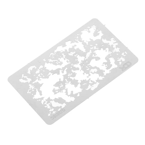 Amosfun Abdeckplatte Für Sprühfarbe Schablonen Für Figuren Malschablonen Zum Basteln Schablonen Für Sprühfarbe Malform Zeichnungsvorlagen Malvorlagen Selber Machen Silver Kupfer von Amosfun