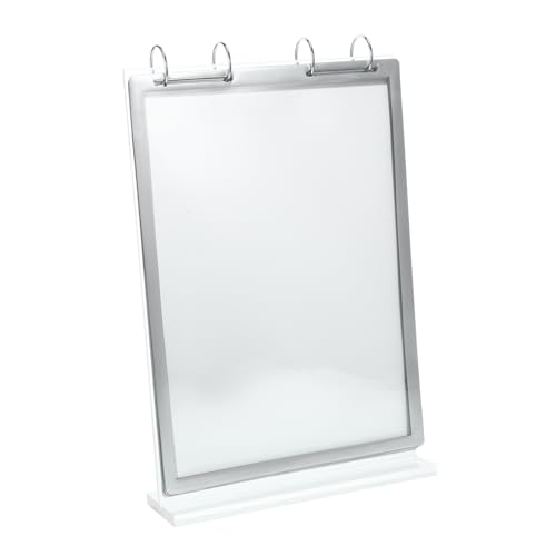 Amosfun Acryl Displayständer Poster Displayständer Tischschilderständer Durchsichtige Bilderhalter Staffelei Doppelte Menü Schilderhalter Displays Desktop Ständer Acrylständer von Amosfun