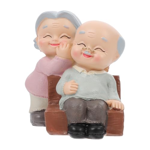 Amosfun Alter Mann oma Verzierungen für Großeltern Kuchendekoration aus Harz Gedenkgeschenke das Großeltern Figur Oma Opa Statue Miniatur Ornamente Zubehör schmücken Amosfun Alter Mann oma Verzierungen für Großeltern Kuchendekoration aus Harz Gedenkgeschenke das Großeltern Figur Oma Opa Statue Miniatur Ornamente Zubehör schmücken von Amosfun