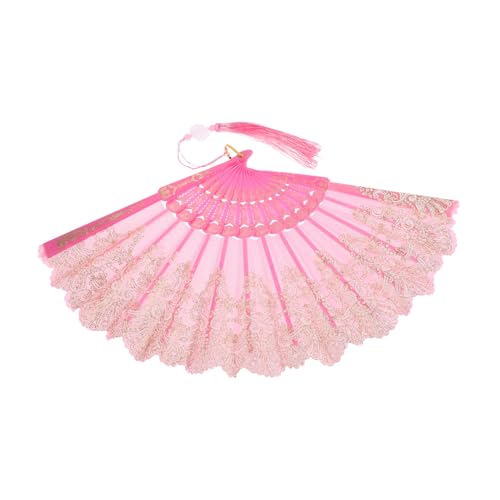 Amosfun Antiker Faltfächer aus Kunststoff Hochzeitsfan Vintage Handfächer kleiner faltbarer Handfächer Handventilator chinesische Fans tragbare Ventilatoren süßer Handfächer Quaste Rosa Amosfun Antiker Faltfächer aus Kunststoff Hochzeitsfan Vintage Handfächer kleiner faltbarer Handfächer Handventilator chinesische Fans tragbare Ventilatoren süßer Handfächer Quaste Rosa von Amosfun