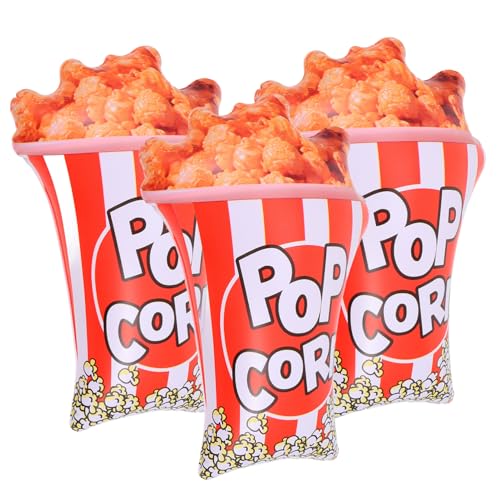Amosfun Aufblasbare Popcorn-Luftballons für Filmabende, Party-Dekorationen, lustige PVC-Requisiten für leichtes und wiederverwendbares Fotozubehör, 3 Stück Amosfun Aufblasbare Popcorn-Luftballons für Filmabende, Party-Dekorationen, lustige PVC-Requisiten für leichtes und wiederverwendbares Fotozubehör, 3 Stück von Amosfun