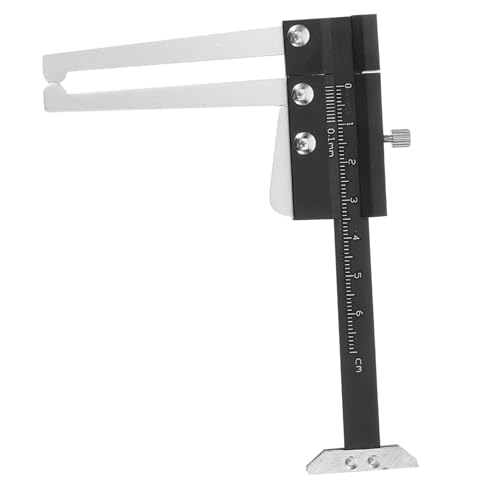 Amosfun Bremsscheibenmesswerkzeug Bremsbeläge Vorne Auto Bremswerkzeug Pads Messung Bremsmesser Unterlage Ö Messgerät Für Bremsbelag Werkzeug Messen Rostfreier Stahl Black von Amosfun