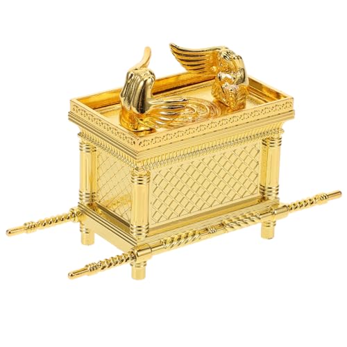 Amosfun Bundeslade Replik Einer Religiösen Statue Antikgoldfarbenes Bundesmodell Bundeslade Ornament Für Religiöse Judaica Israel Spirituelle Dekoration Amosfun Bundeslade Replik Einer Religiösen Statue Antikgoldfarbenes Bundesmodell Bundeslade Ornament Für Religiöse Judaica Israel Spirituelle Dekoration von Amosfun