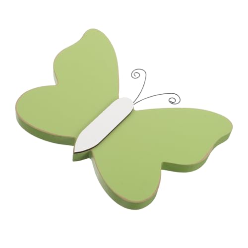 Amosfun Bunte Schmetterlings Tischdekorationen Kleine Holzausschnitte für Frühlings und Sommer Dekorationen für Rustikale Wohnaccessoires und Mehrschichtige Tabletts von Amosfun