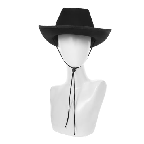 Amosfun Cowgirl-Hut aus Vliesstoff, verstellbar, Western-Partyhut für Männer und Frauen, leicht, bequem, Kopfschmuck für Western-Themenfeiern und Kostüme Amosfun Cowgirl-Hut aus Vliesstoff, verstellbar, Western-Partyhut für Männer und Frauen, leicht, bequem, Kopfschmuck für Western-Themenfeiern und Kostüme von Amosfun