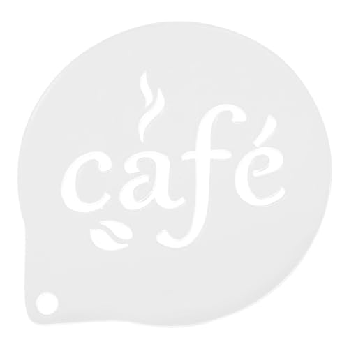 Amosfun -Dekorationsschablonen Café-Muster -Schablonen Barista Diy-Form-Vorlagen Werkzeuge Für Cappuccino Schokolade Latte Kuchen Dekoration Café von Amosfun