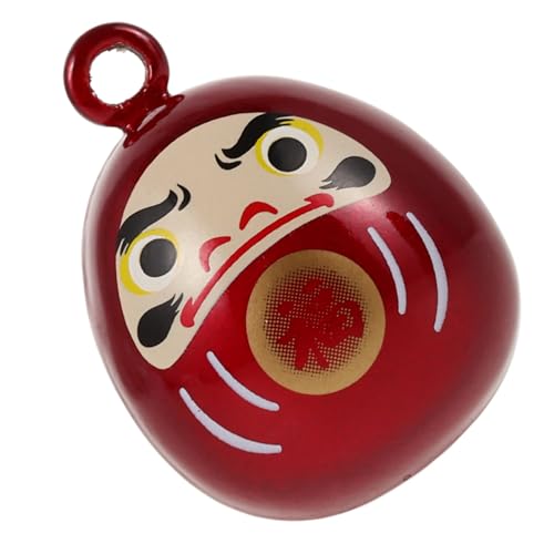 Amosfun Dharma Glockenanhänger Retro Schlüsselanhänger Handgefertigte Metallglocke für Dekoration Glücksbringer und Zubehör für Taschen Schlüssel und DIY Projekte Große Rote Farbe Amosfun Dharma Glockenanhänger Retro Schlüsselanhänger Handgefertigte Metallglocke für Dekoration Glücksbringer und Zubehör für Taschen Schlüssel und DIY Projekte Große Rote Farbe von Amosfun