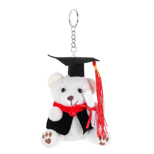 Amosfun Dr. Bear Keychain Abschluss Ausgestopfter Bär Abschlussbären Abschlussfeier Bärenpuppen Abschluss Bär Abschlussbär Vorhanden Plüsch-grad-bär Doktor Bär Plüsch-doktorbär von Amosfun