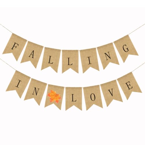 Amosfun FALLING IN LOVE Wimpelkette zum Aufhängen als Party-Dekoration Amosfun FALLING IN LOVE Wimpelkette zum Aufhängen als Party-Dekoration von Amosfun
