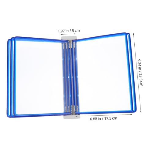 Amosfun Fächer Wandhalter Dokumenten organizer Stabiler Wandmontage Hängeordner Flip design Platzsparender Büro Schulbedarf zur Effizienten Papieraufbewahrung Amosfun Fächer Wandhalter Dokumenten organizer Stabiler Wandmontage Hängeordner Flip design Platzsparender Büro Schulbedarf zur Effizienten Papieraufbewahrung von Amosfun