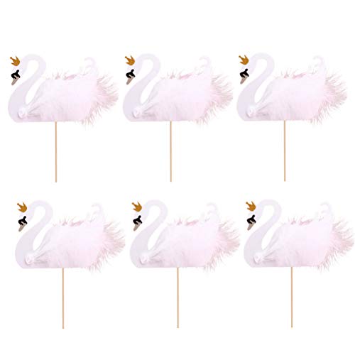 Amosfun Feder Kleine Schwan Cake Topper Party Geburtstag Cupcake Dessert Toppers Cupcake Picks Party Favors 10 STÜCKE Amosfun Feder Kleine Schwan Cake Topper Party Geburtstag Cupcake Dessert Toppers Cupcake Picks Party Favors 10 STÜCKE von Amosfun
