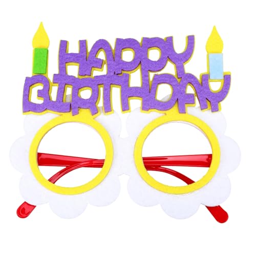 Amosfun Geburtstagsparty-Brillen-Requisiten, weiße Blume, Buchstaben, Kerze, Design, wiederverwendbar, stilvoll, leicht, für Festivals, Feiern und lustige Geschenke Amosfun Geburtstagsparty-Brillen-Requisiten, weiße Blume, Buchstaben, Kerze, Design, wiederverwendbar, stilvoll, leicht, für Festivals, Feiern und lustige Geschenke von Amosfun