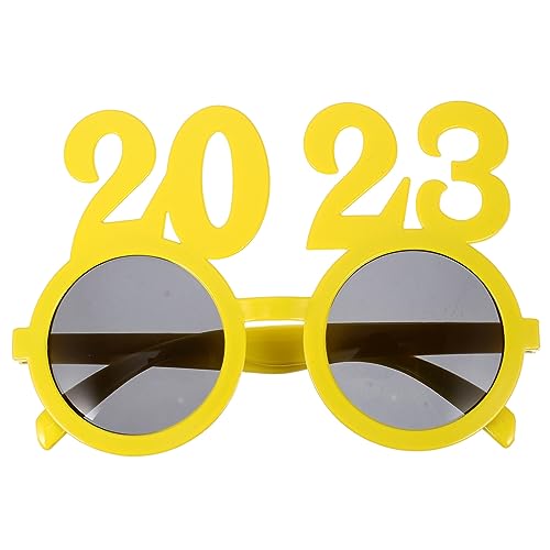 Amosfun Gelbe bemalte Party-Brillen-Requisiten, lustige Brille für Jahresabend, leicht, Kunststoff, Kostüm-Zubehör für Erwachsene, bequeme und stilvolle Brille Amosfun Gelbe bemalte Party-Brillen-Requisiten, lustige Brille für Jahresabend, leicht, Kunststoff, Kostüm-Zubehör für Erwachsene, bequeme und stilvolle Brille von Amosfun