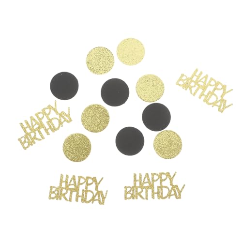 Amosfun Glitzer Konfetti Geburtstagsparty Tischkonfetti Gold Happy Birthday Papierstreu Dekoration für Vielseitige Partydeko und DIY Bastelprojekte Amosfun Glitzer Konfetti Geburtstagsparty Tischkonfetti Gold Happy Birthday Papierstreu Dekoration für Vielseitige Partydeko und DIY Bastelprojekte von Amosfun