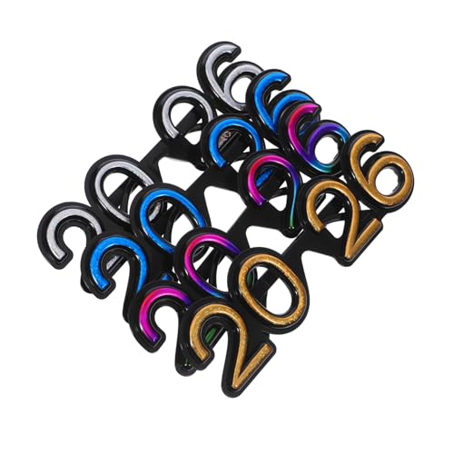 Amosfun Glitzer-Party-Brille für den Jahresabend, lustige Kostüm-Brillen, Foto-Requisiten, festliches Jahr-Zubehör für Erwachsene und Familienfeiern, 4 Stück Amosfun Glitzer-Party-Brille für den Jahresabend, lustige Kostüm-Brillen, Foto-Requisiten, festliches Jahr-Zubehör für Erwachsene und Familienfeiern, 4 Stück von Amosfun