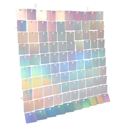Amosfun Glitzernde Disco Hintergrund Dekoration Sequin Wandpaneel Schimmerndes Party Deko für Geburtstag Hochzeit Vielseitig Verwendbar und Leicht zu Reinigen Amosfun Glitzernde Disco Hintergrund Dekoration Sequin Wandpaneel Schimmerndes Party Deko für Geburtstag Hochzeit Vielseitig Verwendbar und Leicht zu Reinigen von Amosfun