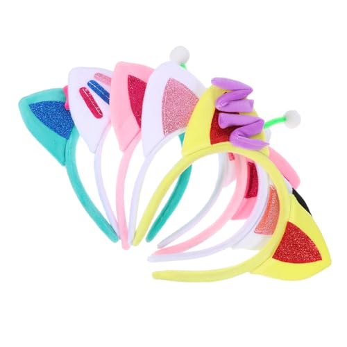 Amosfun Glitzernde Haar-Accessoires für Cosplay-Ohren für Geburtstagspartys, Halloween, Verkleidungen und Themenveranstaltungen, 5 Stück Amosfun Glitzernde Haar-Accessoires für Cosplay-Ohren für Geburtstagspartys, Halloween, Verkleidungen und Themenveranstaltungen, 5 Stück von Amosfun