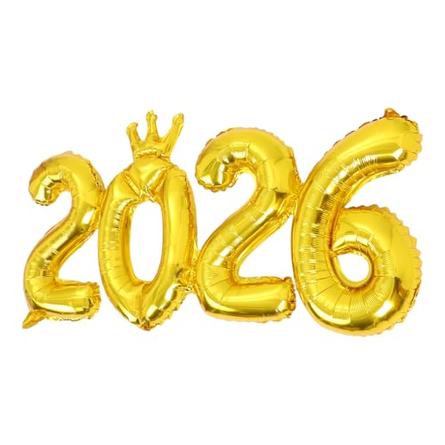 Amosfun Goldene Zahlenballons Aluminiumfolie Luftballons für Abschlussfeier Hochzeit Neujahr und Festliche Dekorationen Einfache Handhabung und Hohe Sichtbarkeit Amosfun Goldene Zahlenballons Aluminiumfolie Luftballons für Abschlussfeier Hochzeit Neujahr und Festliche Dekorationen Einfache Handhabung und Hohe Sichtbarkeit von Amosfun