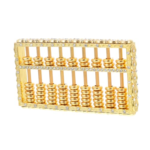 Amosfun Antiken Stil Abacus Schmuck Gold Tabletop Decor Platzsparende Hause Reichtum Dekoration Amosfun Antiken Stil Abacus Schmuck Gold Tabletop Decor Platzsparende Hause Reichtum Dekoration von Amosfun