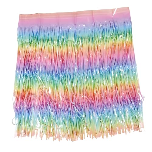 Amosfun Gradient Tischrock aus Metallic Material für Hochzeiten Babypartys und Geburtstagsfeiern Pflegeleicht Vielseitig Einsetzbar und Modern Designt von Amosfun