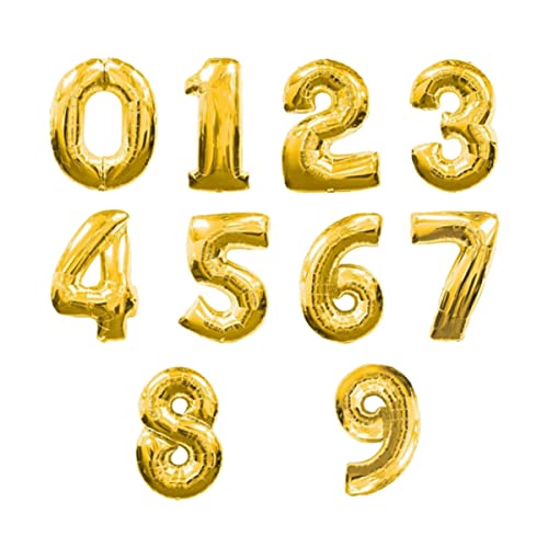 Amosfun Große Digitalballons 0 9 Gold Aluminium Folienballons Für Geburtstagsfeiern Hochzeiten Und Dekorationen Festliche Luftballons Für Besondere Anlässe Amosfun Große Digitalballons 0 9 Gold Aluminium Folienballons Für Geburtstagsfeiern Hochzeiten Und Dekorationen Festliche Luftballons Für Besondere Anlässe von Amosfun