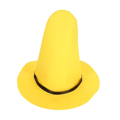 Amosfun Halloween Gelber Filz Zauberer Hut für Frauen Einzigartiges Design für festliche Feiern Cosplay und Partyzubehör Leicht Bequem mit Dekorativer Attraktivität Amosfun Halloween Gelber Filz Zauberer Hut für Frauen Einzigartiges Design für festliche Feiern Cosplay und Partyzubehör Leicht Bequem mit Dekorativer Attraktivität von Amosfun