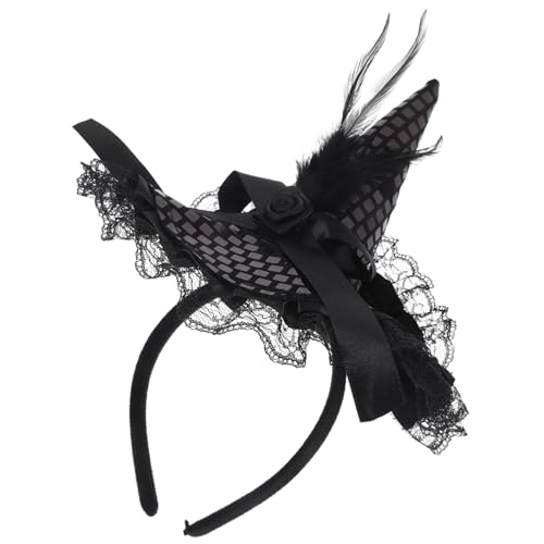 Amosfun Halloween Hexenhut Haarband mit hellen Pailletten Clip Schwarz Stirnband für Frauen und elegantes Partyzubehör für Halloween Cosplay Fotografie und Festivals Amosfun Halloween Hexenhut Haarband mit hellen Pailletten Clip Schwarz Stirnband für Frauen und elegantes Partyzubehör für Halloween Cosplay Fotografie und Festivals von Amosfun