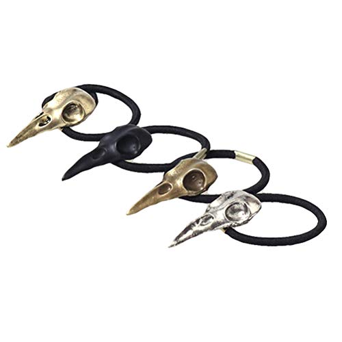 Amosfun Halloween Punk Haarbänder Krähen Rabenkopf Schädel Haarseile für Party Festival Party Gastgeschenke Amosfun Halloween Punk Haarbänder Krähen Rabenkopf Schädel Haarseile für Party Festival Party Gastgeschenke von Amosfun