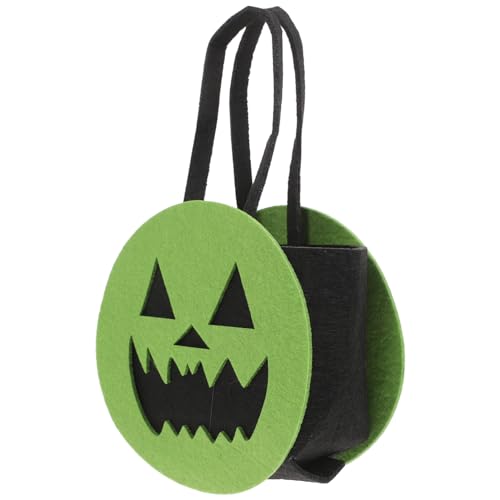 Amosfun Halloween Süßigkeitentüte Halloween Mini Skelette Kekstüten Halloween Windsack Transparente Halloween Tüten Halloween Aufkleber Halloween Zaundekorationsfüller Grüner von Amosfun