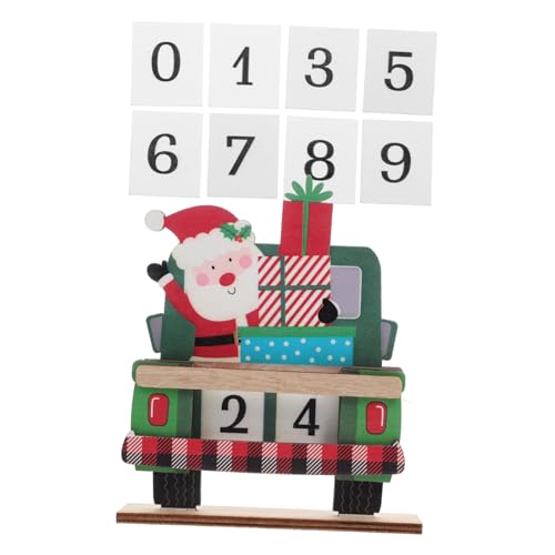 Amosfun Holz Weihnachtsmann Countdown Kalender mit Handgemalten Blöcken Festliche Tischdekoration für Weihnachtszeit Interaktives Adventsdekor für Feiertage für Freunde Amosfun Holz Weihnachtsmann Countdown Kalender mit Handgemalten Blöcken Festliche Tischdekoration für Weihnachtszeit Interaktives Adventsdekor für Feiertage für Freunde von Amosfun