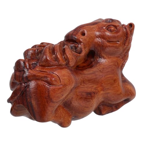 Amosfun Holzpferdstatue Kunstskulptur aus Holz Pferdeskulptur für Büro Pferdestatue des chinesischen Tierkreiszeichens Holzfigur für EIN Bücherregal Büro-Desktop-Figur Huanghua-Birne Braun Amosfun Holzpferdstatue Kunstskulptur aus Holz Pferdeskulptur für Büro Pferdestatue des chinesischen Tierkreiszeichens Holzfigur für EIN Bücherregal Büro-Desktop-Figur Huanghua-Birne Braun von Amosfun