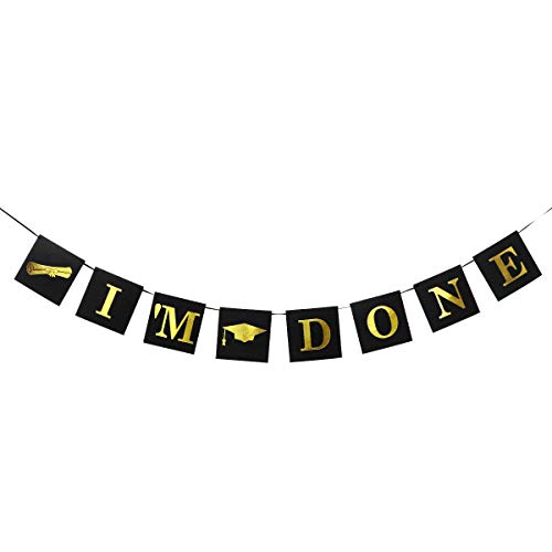 Amosfun I'm Done Abschluss Girlande Papier Buchstaben Banner Foto Requisiten Graduierung Party Dekoration 2.5M Amosfun I'm Done Abschluss Girlande Papier Buchstaben Banner Foto Requisiten Graduierung Party Dekoration 2.5M von Amosfun