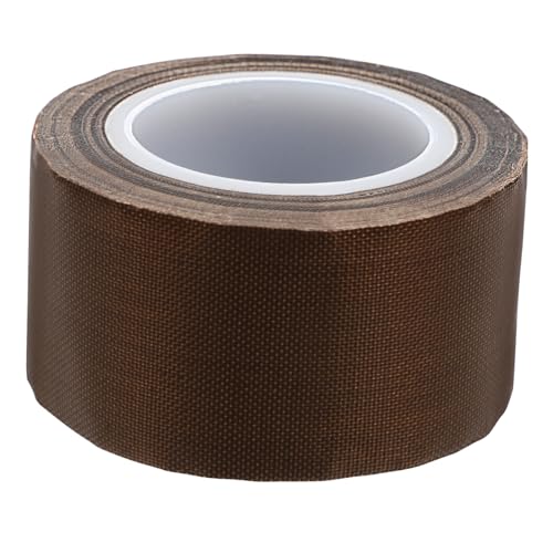 Amosfun Klebeband Wärmeübertragungsband Wärmeband Klebestreifen Hitzebeständiges Band Hochtemperaturband Ptfe Band Hitzebeständiges Transferband Hochtemperaturband Glasfaser Hellbraun von Amosfun