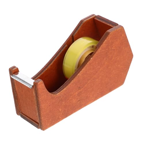 Amosfun Klebebandschneider aus Holz im Tierischen Design Robuster Dekorativer Klebebandabroller für Vielseitige Anwendungen im Büro oder Zuhause für Geschenkverpackungen von Amosfun